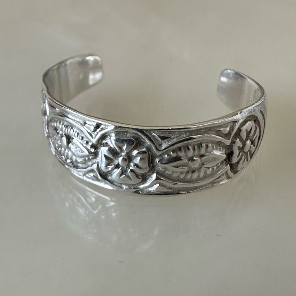Sterling Silver Toe Ring - image 1